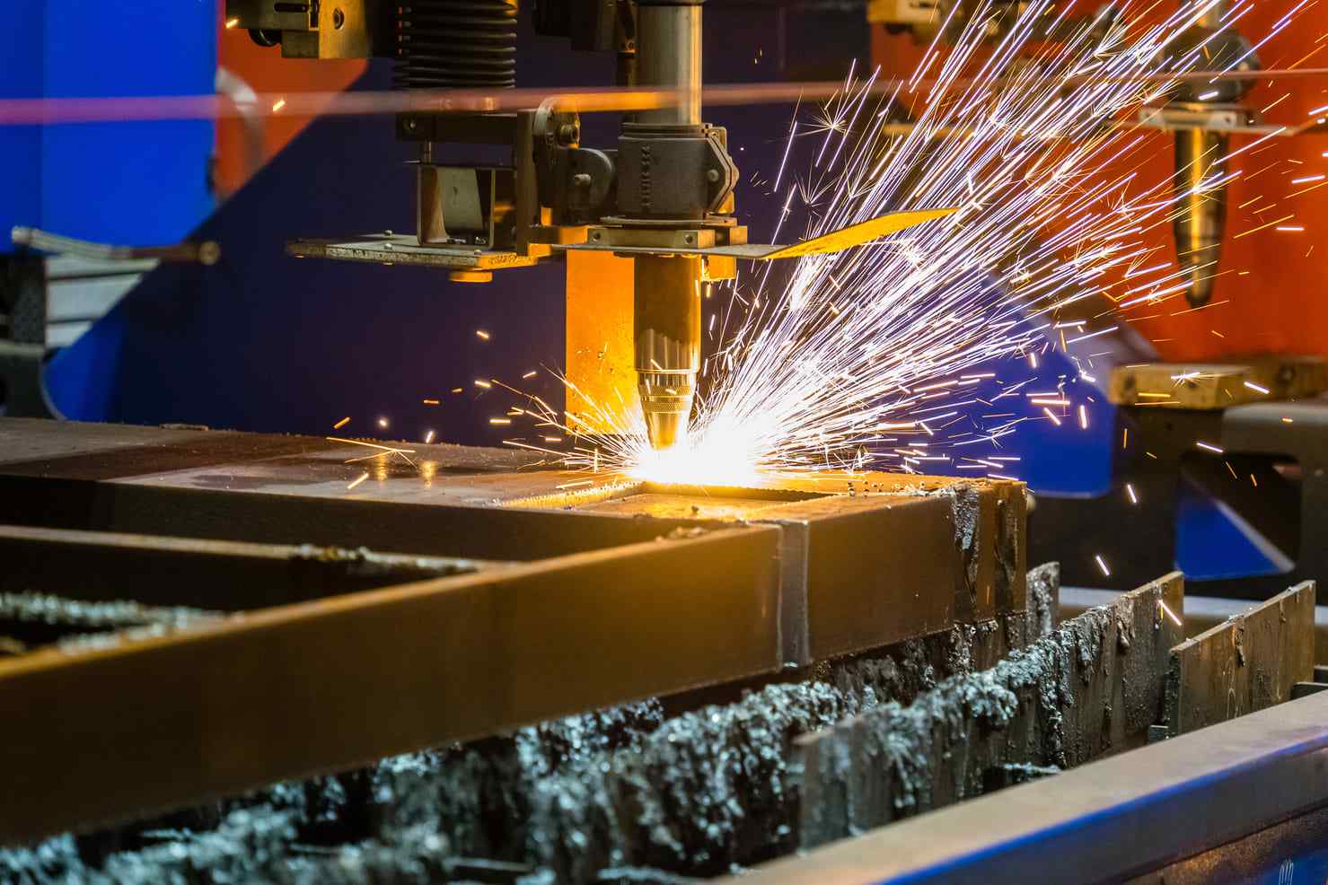 máquina de corte a laser de chapa metálica